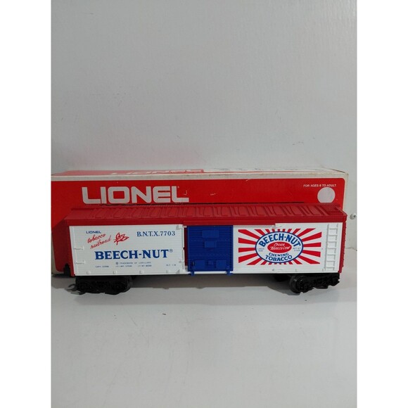 Lionel 6-7703 Train O Gauge Model Railroad Beechnut Chewing Tobacco Boxcar w/Box - Picture 6 of 13